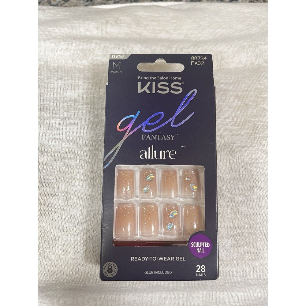 Kiss Gel Fantasy Nails Allure Sculpted 28 FA02 88734
